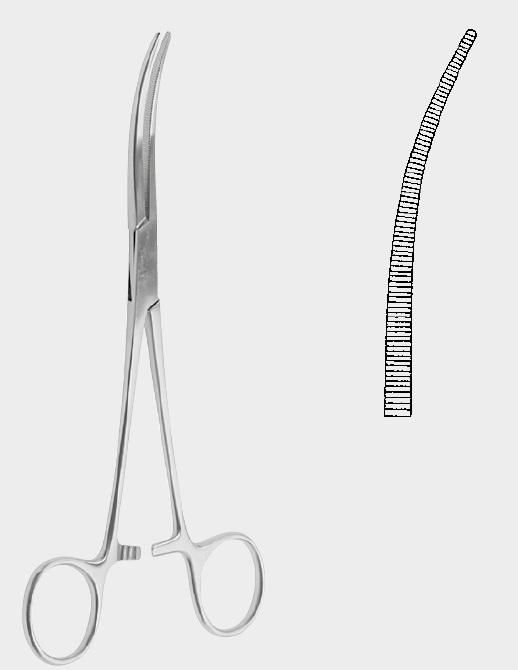 Бронхальний затискач КРАФУРД (CRAFOORD), 24,0 см (cm)